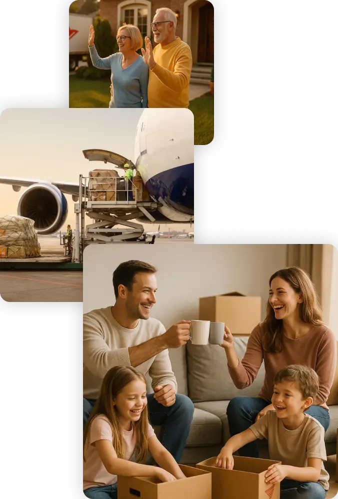 Moving households worldwide, made simple